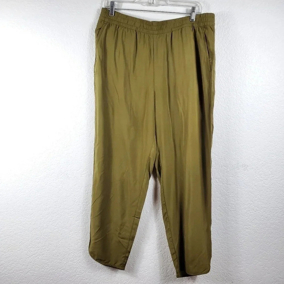 Madewell New Green Track Trousers Size Large Casual - Picture 2 of 9